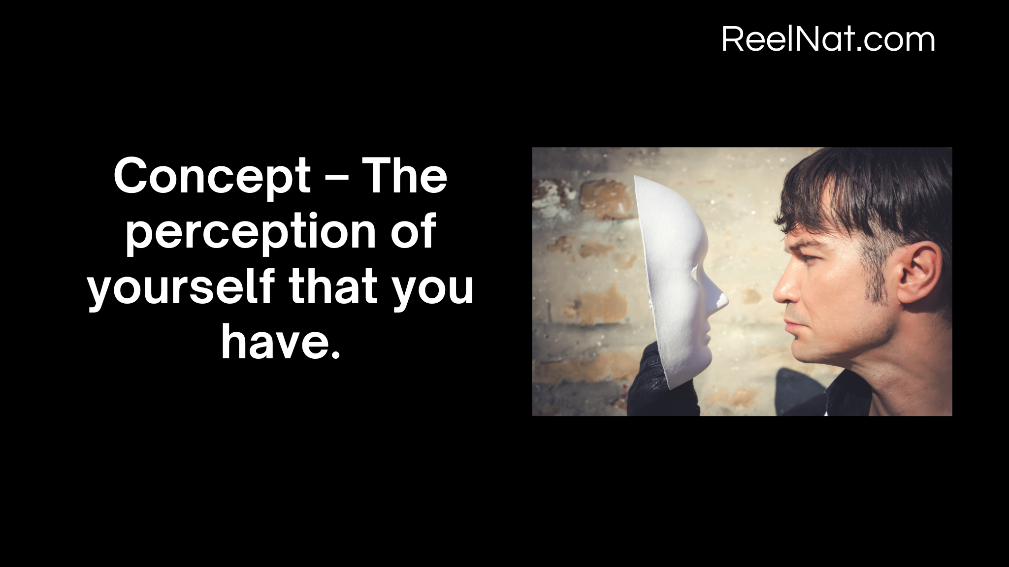 Concept – The perception of yourself that you have.